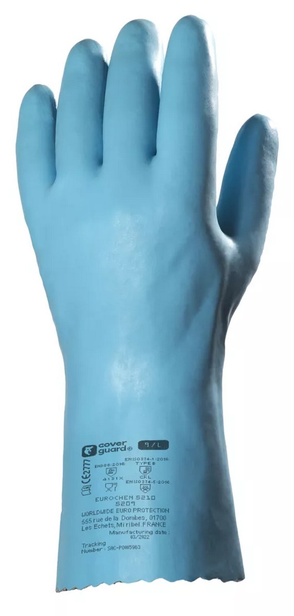 COVERGUARD EUROCHEM L5210 GLOVES